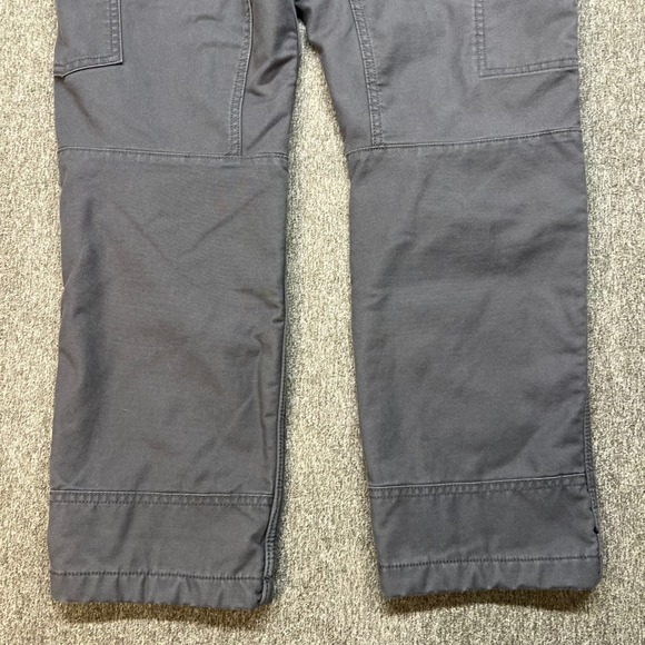 Carhartt Full Swing Relaxed Fit Work Pants Mens 34x30 Gray Reinforced Knee Cargo - Picture 10 of 13